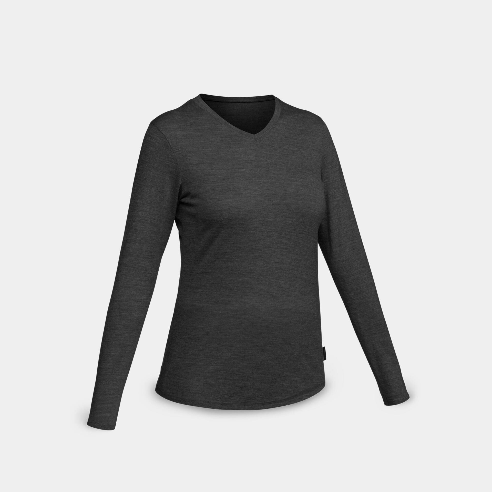 Merinoshirt Damen langarm - Travel500 von FORCLAZ