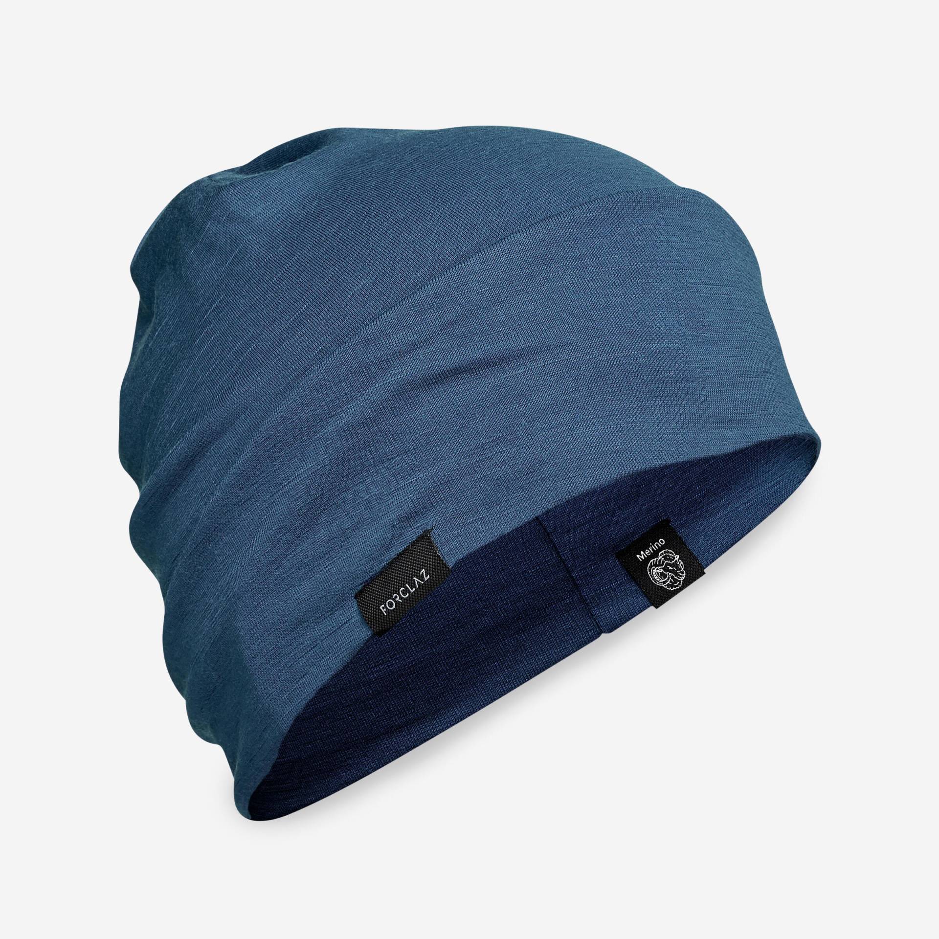 Mütze Merinowolle - MT500 blau von FORCLAZ