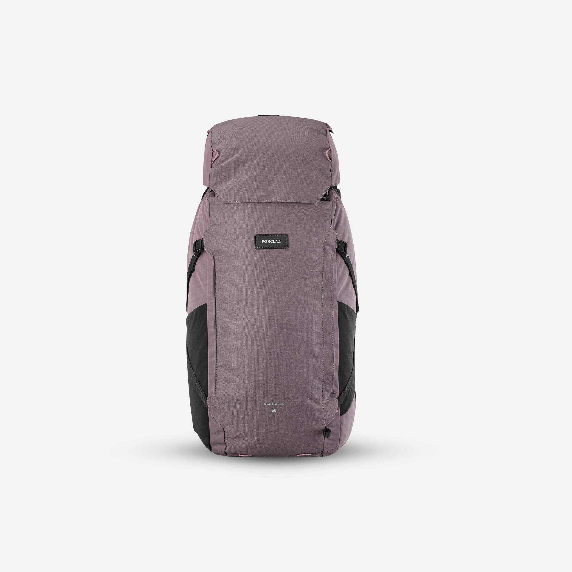 Reiserucksack Damen Kofferöffnung Backpacking - Travel 900 - 60 + 6 Liter von FORCLAZ