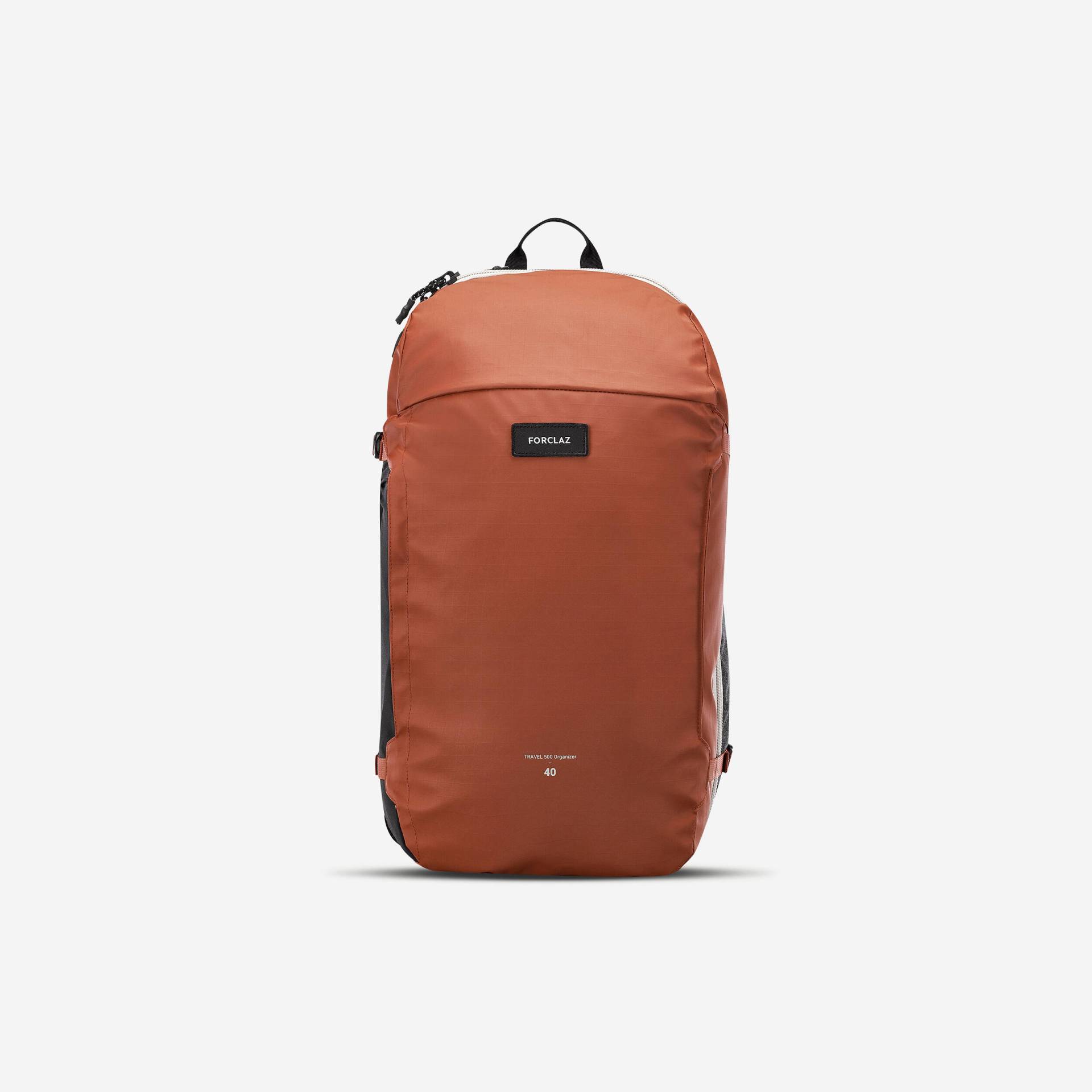 Rucksack Backpacking 40 l - Travel 500 Organizer orange von FORCLAZ