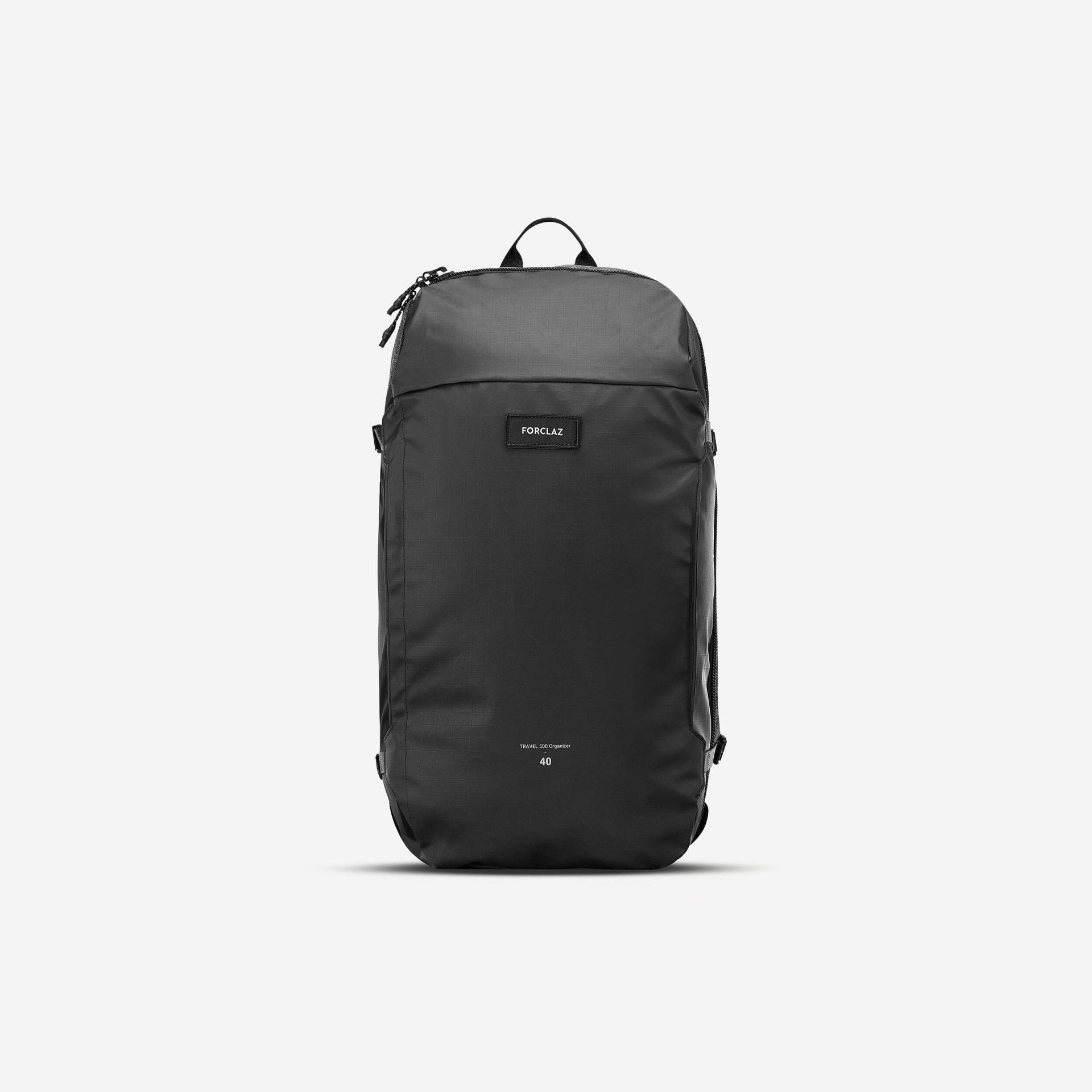 Reiserucksack Backpacking - Travel 500 Organizer 40 L schwarz von FORCLAZ