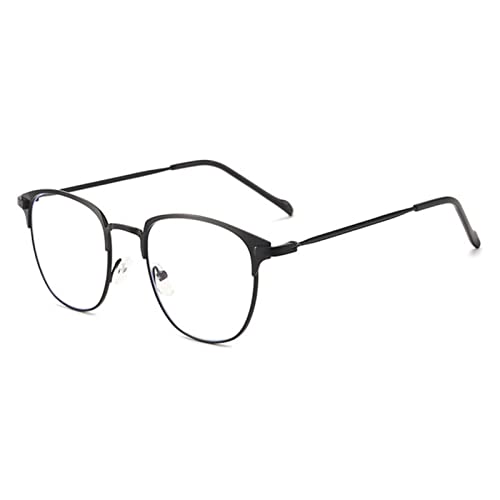FORKIS Lesebrille, Unisex, quadratische Polygon-Brille für Männer und Frauen, Metallrahmen, Brille, einfarbige Brille, Kurzsichtigungsbrille, -1,0-2,5-2-3,5, A von FORKIS