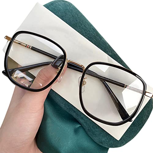FORKIS Lesebrille Ultraleichte Big Frame Myopie Brille Dioptrien 0-0,5 0,75-1,0 bis -6,0 Kurzsichtigkeit Brille Damen Herren Unisex-200,C von FORKIS