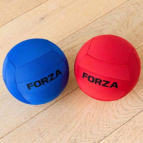 FORZA 180mm Völkerball Ball [Große 2] | Softball Kinder - Völkerball für Kinder | Spielplatz Ball Soft Ball | in Rot oder Blau erhältlich [Einzeln oder 6-Set] (6er-Set, Blau) von FORZA