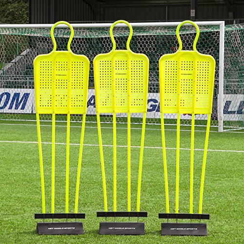 FORZA Astro Fußball-Dummies (Unterlage Werden enthalten) | Freistoß Dummies für Fussball | 3 Größe erhältlich | Eignen Sich für mehrere Oberflächen (Erwachsene, 3er Set) von FORZA