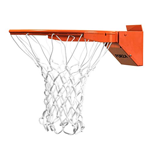 FORZA Breakaway Basketballkorb - Basketballkorb & Netz mit Breakaway Rim | Robustes Basketballnetz | Indoorbasketballkorb | offizielle Ring Große von FORZA