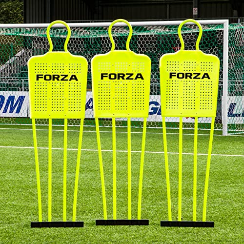 FORZA Fußball Freistoß-Dummies für Fußball Training - 3 Größen erhältlich - Kinder, Jugendliche & Erwachsene | Fussball Trainingsausrüstung (Mini (1,2m), 3er Set) von FORZA