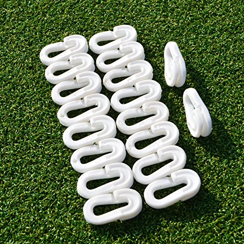 FORZA Fußballtor Netzclips – weiße Fußballtor Quickclips aus Kunststoff – MehrstückVerpackungen sind erhältlich (20er-Set) von FORZA