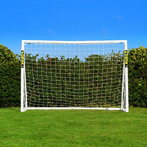 FORZA Fußballtor mit einem Klicksystem – das Fußball-Tor kann das ganze Jahr über bei jedem Wetter draußen Lassen Stehen | Fussballtore für Garten | Fussballtor Kinder (3m x 2m) von FORZA