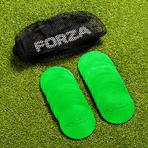 FORZA Mini Markierungsscheiben [9 Farb Optionen] - Multi-Surface PVC Ausbildung Discs (Grün) von FORZA