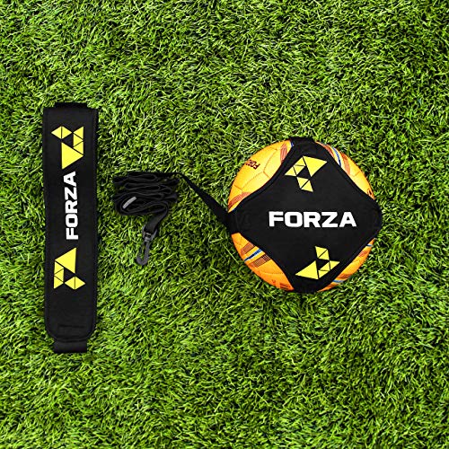 FORZA Solo Fußball Kick Trainer – das Beste Fußballtrainingsgerät (Mit Ball und Pumpe) von FORZA