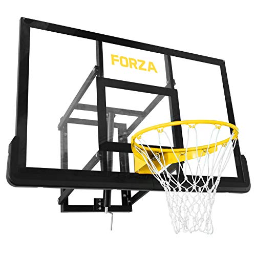 FORZA Wandmontage Basketballkorb | Verstellbare Höhen - Regulierungsstandard von FORZA