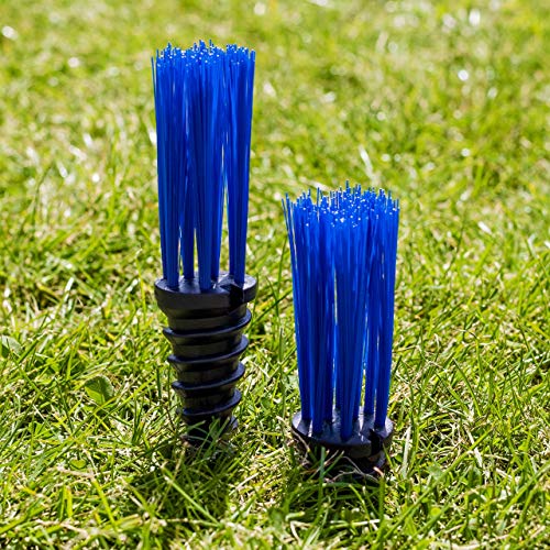 FORZA Rasenmarker Büschel – 25er-Set – Schrauben Sie die Marker Büschel im Boden – in sechs Farben erhältlich (Blau) von FORZA