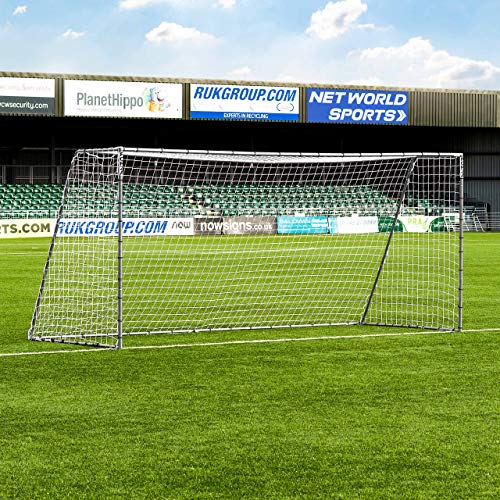 ORZA Ersatz-Fußballtornetz [9 Größen] – NUR Netz | Hochwertige wetterfeste Fußballnetze für Steel42-Fußball-, Futsal- und GAA-Tore (1,8m x 1,2m (Fußball)) von FORZA