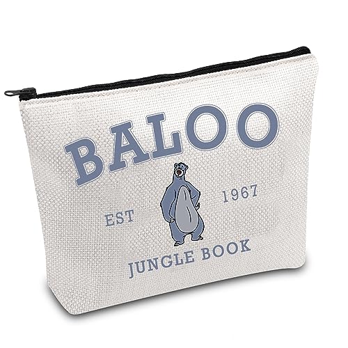 Dschungelbuch inspiriertes Geschenk Baloo Est 1967 Reißverschlusstasche Magic Kingdom Geschenk Disney Urlaub Make-up Tasche Baloo Fan Geschenk, Adidas Sportschuhe mit Stollen, .BALOO UK von FOTAP