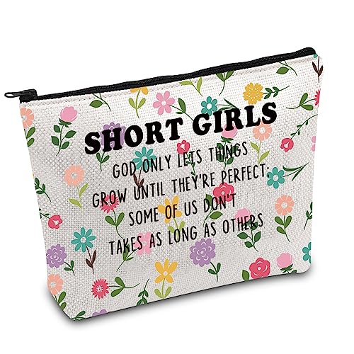 Kurzes Mädchen-Geschenk, lustiger Spruch "God Only Lets Things Grow", Make-up-Tasche, christliches Geschenk, Glaube, Geschenk, Jesus, Kosmetiktasche, Dankeschön-Geschenk, Adidas Sportschuhe mit von FOTAP