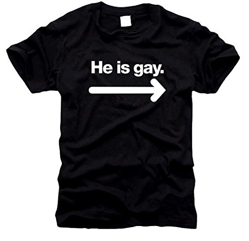 FOTL / B&C / Gildan HE is Gay - T-Shirt - Gr. L von FOTL / B&C / Gildan