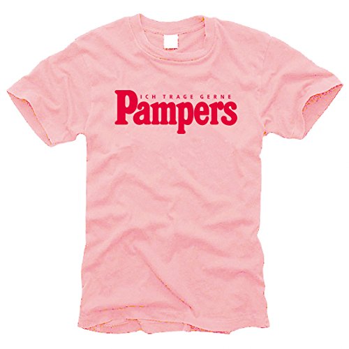 FOTL / B&C / Gildan Ich trage gerne Pampers (rosa) - T-Shirt - Gr. M von FOTL / B&C / Gildan