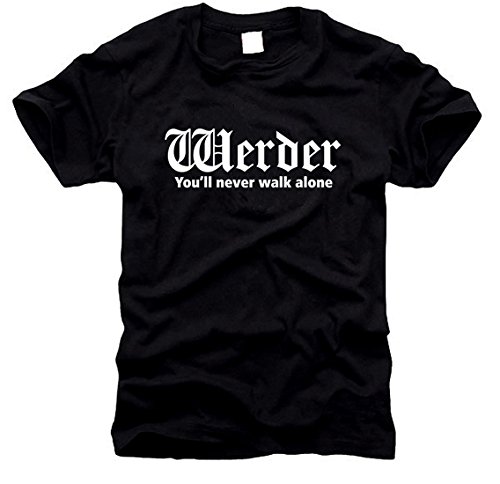 FOTL / B&C / Gildan Werder - You'll Never Walk Alone - T-Shirt - Gr. XXL von FOTL / B&C / Gildan