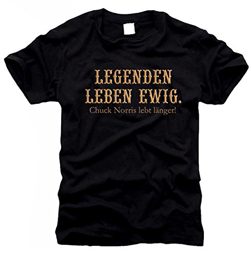 FOTL / B&C Legenden Leben ewig - Chuck Norris lebt länger ! T-Shirt, Gr. M von FOTL / B&C