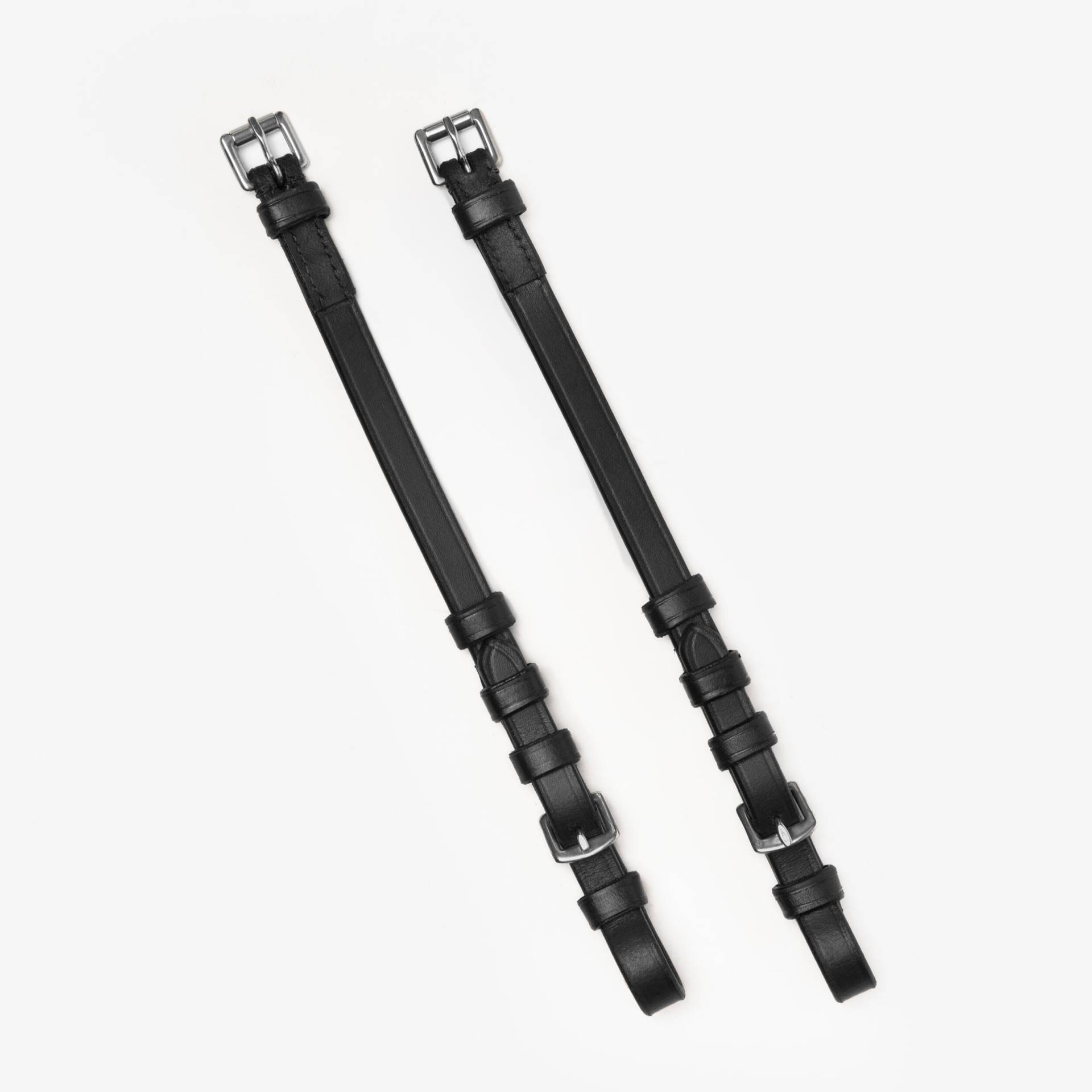 Backenstücke Trense 580 oder 900 Pferd/Pony 2er-Set schwarz von FOUGANZA