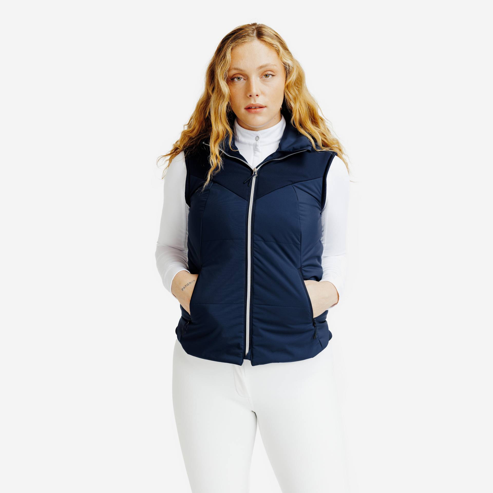 Reitweste 900 warm Damen blau Reitweste 900 warm Damen blau von FOUGANZA