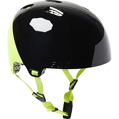 Fox Herren Helmet Flight Pro Prpus, Black/Yellow, L von FOX Factory