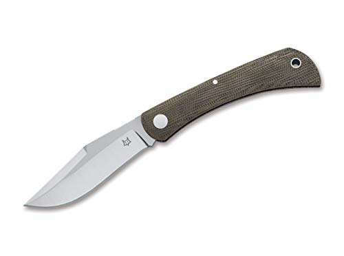 Fox 01FX846 Knives Libar Micarta Taschenmesser aus M390-Stahl und Verbundwerkstoff in der Farbe Braun - 15,50 cm von Fox Knives