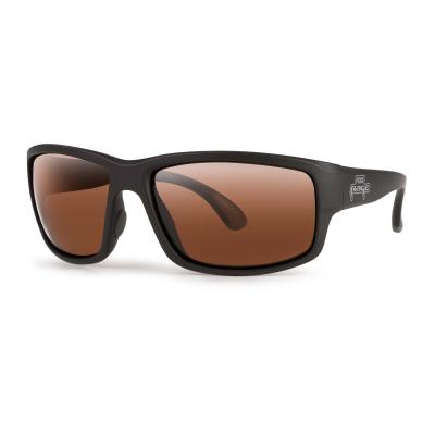 FOX RAGE Rage Grey Wrap Sunglasses Brown Lense Mirror Eyewear von FOX RAGE