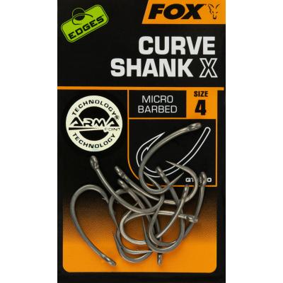 Fox Edges Curve Shank X size 4 von FOX