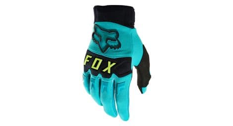 lange handschuhe fox dirtpaw teal blau von FOX