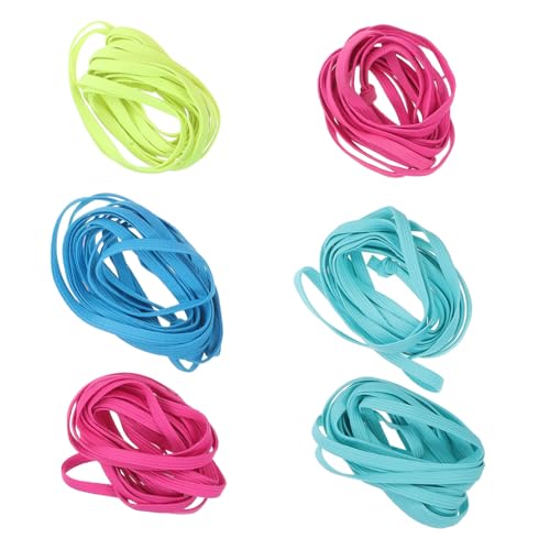 FRCOLOR 6 Stück Teiliges Elastische Springseile Leichte Fitness Springschnüre für Vielseitig Einsetzbar Farblich Sortiert für Training und Unterhaltung Zufällige Farbe Zufällige Farbe von FRCOLOR
