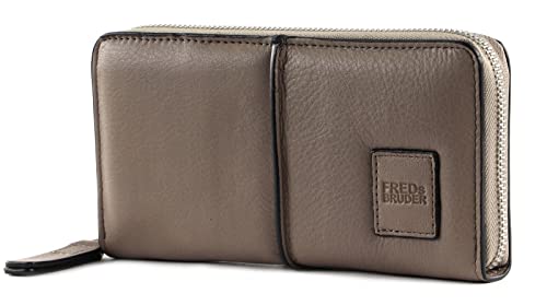 FREDsBRUDER FB Big Wallet - Damengeldbörse 8cc 19 cm warm Grey von FREDsBRUDER