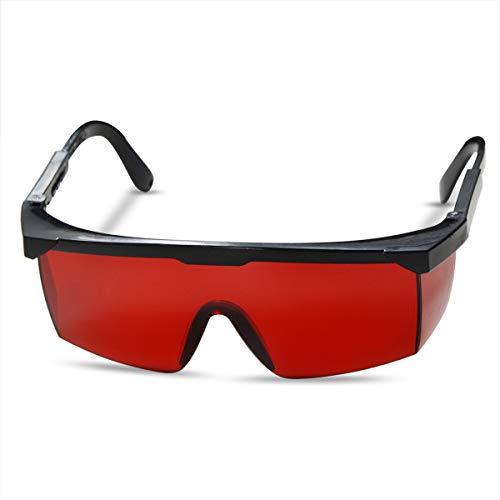 FREEMASCOT OD 4+ 190nm-550nm Wellenlänge Laser Schutzbrille für typische 405nm, 445nm, 450nm, 532nm Laserlicht zur Haarentfernung, Laserbehandlung, Augenschutzbrille von FREEMASCOT