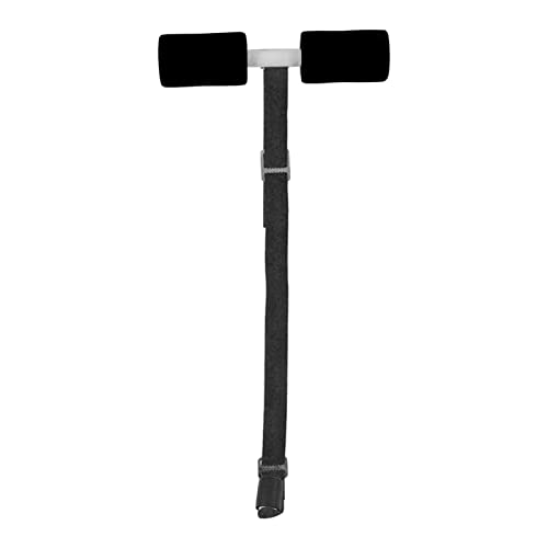 Adjustable Sit Up Bar for Home Workouts | Strong Load Bearing Ab Exercise Equipment | Portable Sit Up Assistant for Core Strength / Abs Training (Black) von FRELEAN