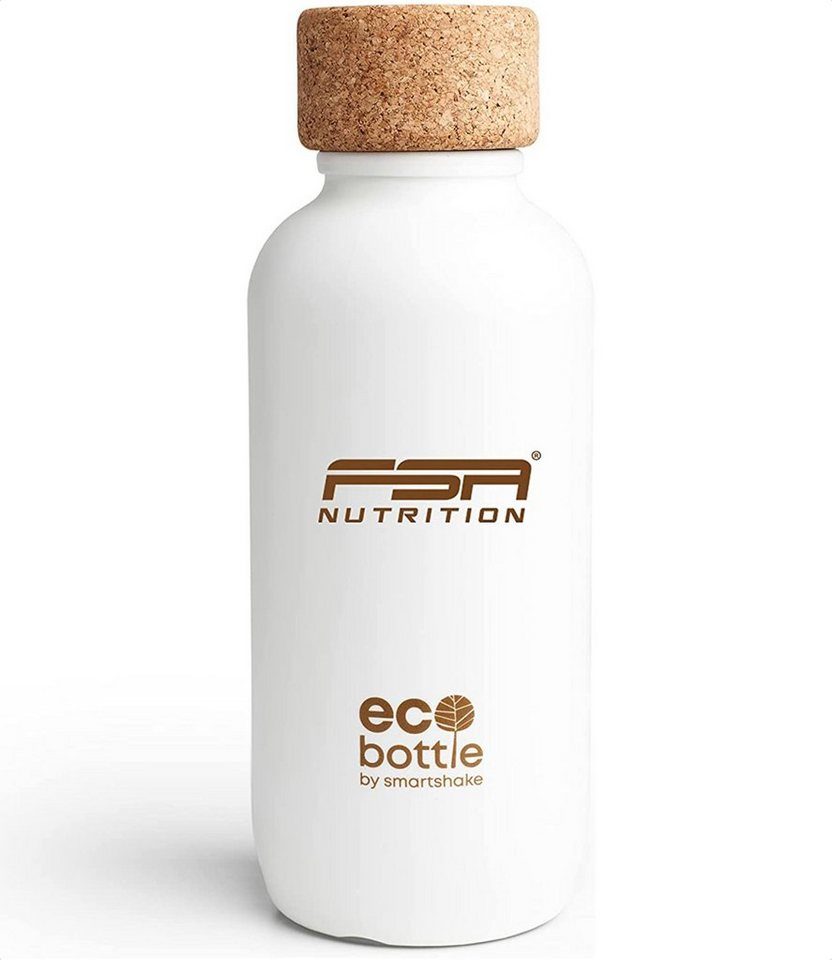 FSA Nutrition Trinkflasche ECO Bottle 650 ml aus Öko-Materialien (Zuckerrohr & Naturkork), Hergestellt mit erneuerbarer Energien in Schweden von FSA Nutrition
