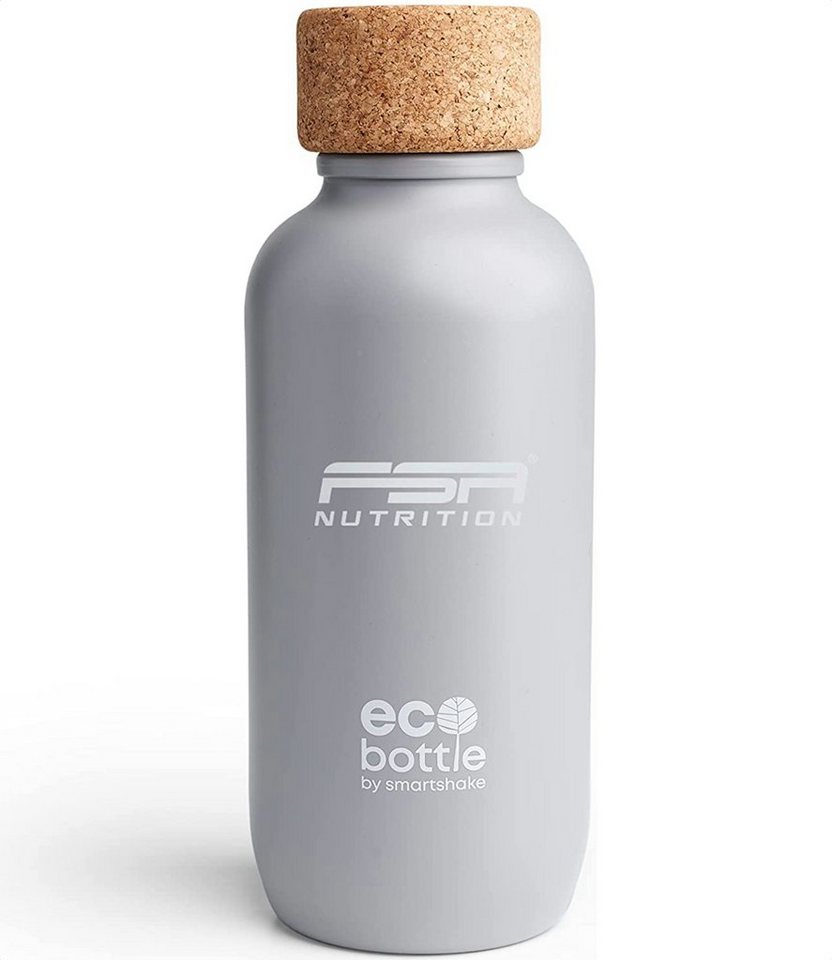 FSA Nutrition Trinkflasche ECO Bottle 650 ml aus Öko-Materialien (Zuckerrohr & Naturkork), Hergestellt mit erneuerbarer Energien in Schweden von FSA Nutrition