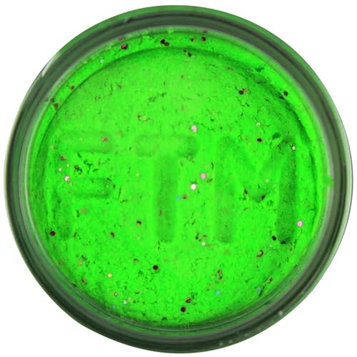 FTM Forellenteig Glitter Knoblauch sinkend - 75g Forellenpaste, Farbe:grün von FTM