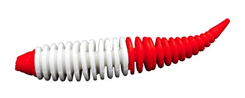 FTM Omura Baits Hero Banane - Gummiköder, Länge/Packungsinhalt: 7cm / 5 Stück, Farbe: Weiss - rot von FTM
