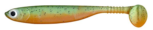 FTM Seika Pro Speed Shad – 13cm - Gummifisch Zum Spinnfischen auf Hechte, Zander, Forellen & Barsche, Gummiköder, Gummishad, Shad (Green Tomato, 16) von FTM