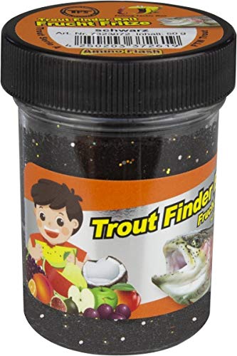 FTM Forellenteig schwimmend - 50g Forellenpaste, Farbe/Aroma:schwarz/Frucht von FTM
