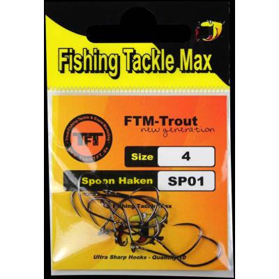 Fishing Tackle Max Haken lose Spoon SP01 Gr.4 Inh.10 Stk. von FTM