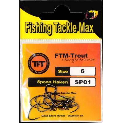 Fishing Tackle Max Haken lose Spoon SP01 Gr.6 Inh.10 Stk. von FTM
