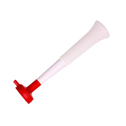 FUN FAN LINE - Pack x3 Plastik Vuvuzela Trompeten. Zubehör für Fußball- und Sportfeste. Geräuschvolles Lufthorn für die Animation. (England) von FUN FAN LINE