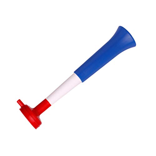 FUN FAN LINE - Pack x3 Plastik Vuvuzela Trompeten. Zubehör für Fußball- und Sportfeste. Geräuschvolles Lufthorn für die Animation. (Frankreich) von FUN FAN LINE