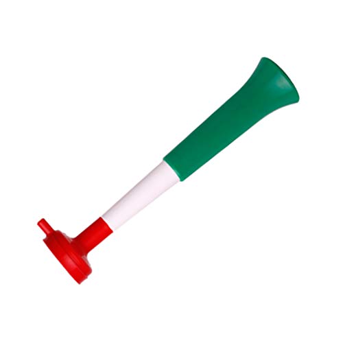 FUN FAN LINE - Pack x3 Plastik Vuvuzela Trompeten. Zubehör für Fußball- und Sportfeste. Geräuschvolles Lufthorn für die Animation. (Italien) von FUN FAN LINE