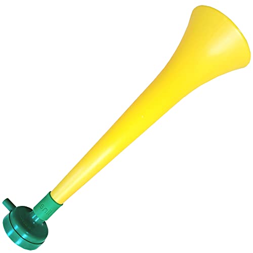 FUN FAN LINE - Packung x3 Kunststoff Vuvuzela Stadion/ungiftig Fußball Horn. Zübehor für Fußball- und Sportfeiern. Sehr Lautes Lufthorn für Animation. (Brasilien) von FUN FAN LINE