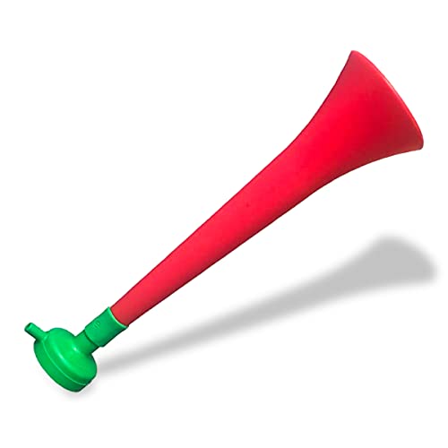 FUN FAN LINE - Packung x3 Kunststoff Vuvuzela Stadion/ungiftig Fußball Horn. Zübehor für Fußball- und Sportfeiern. Sehr Lautes Lufthorn für Animation. (Portugal) von FUN FAN LINE