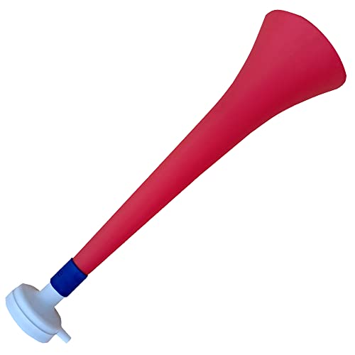 FUN FAN LINE - Packung x3 Kunststoff Vuvuzela Stadion/ungiftig Fußball Horn. Zübehor für Fußball- und Sportfeiern. Sehr Lautes Lufthorn für Animation. (Serbien/Kroatien) von FUN FAN LINE