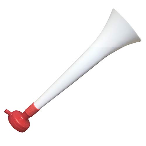 FUN FAN LINE - Packung x3 Kunststoff Vuvuzela Stadion/ungiftig Fußball Horn. Zübehor für Fußball- und Sportfeiern. Sehr Lautes Lufthorn für Animation. (England) von FUN FAN LINE